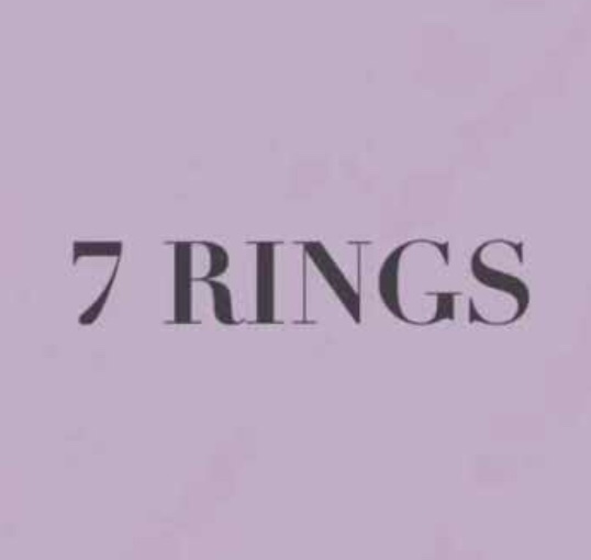 Ariana Grande - 7 Rings vinyl (opened to check colour, still in shrink  wrap) | eBay